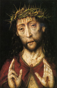 Albrecht Bouts, Chrystus Boleściwy, koniec XV wieku, 
Musée des Beaux-Arts, Lyon